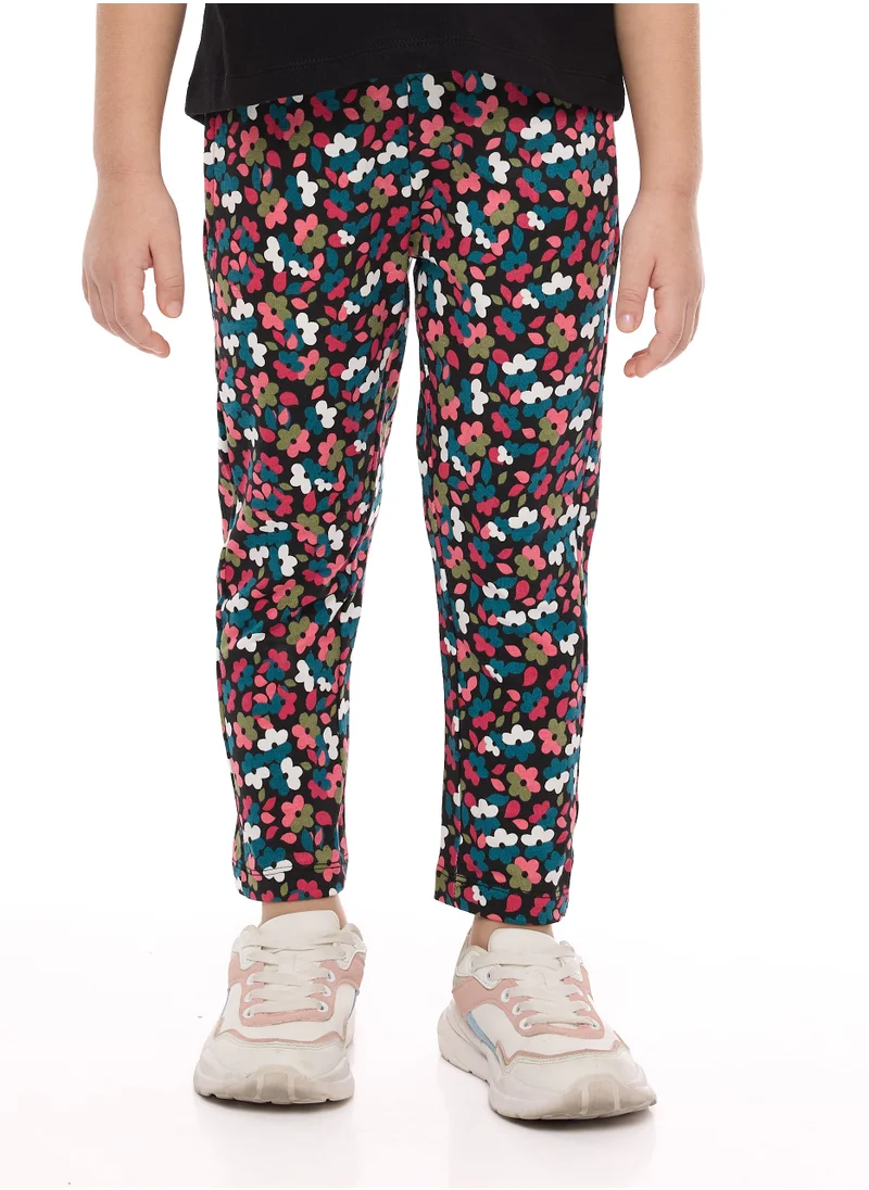 victor and jane Embellished Top With Printed Pant