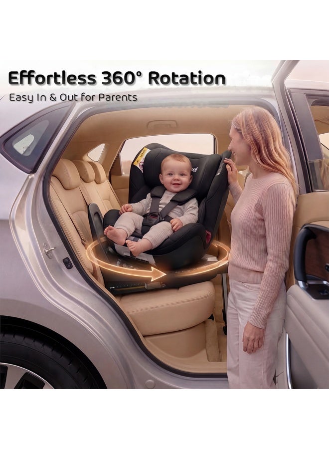 جيكل مقعد سيارة فينوس 360 I-Size Isofix مع تهوية - رمادي - Image 3