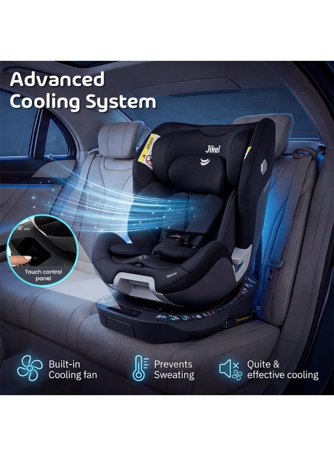 جيكل مقعد سيارة فينوس 360 I-Size Isofix مع تهوية - رمادي - Image 2