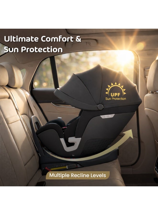 جيكل مقعد سيارة فينوس 360 I-Size Isofix مع تهوية - رمادي - Image 4