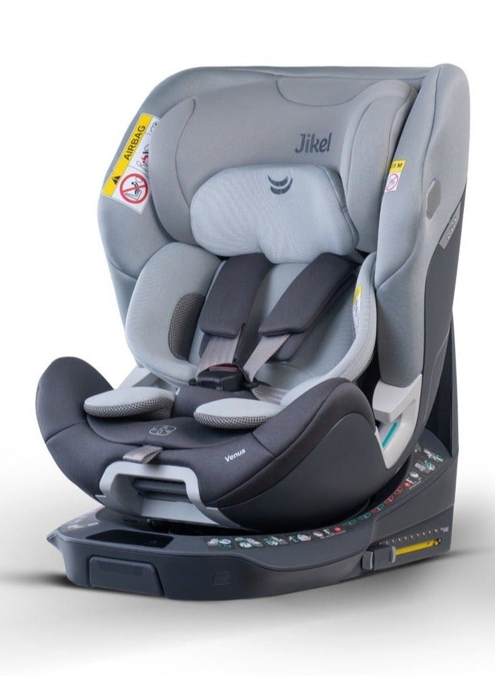 جيكل مقعد سيارة فينوس 360 I-Size Isofix مع تهوية - رمادي - Image 1