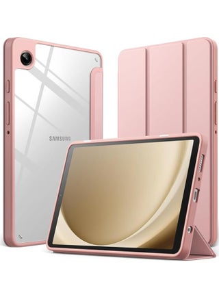 Protective Tablet PC Case Slim Case compatible with Samsung Galaxy Tab A9 SM-X110 8.7inch Case with Clear Transparent Back and TPU Shockproof Frame Cover,Auto Sleep/Pencil Holder (Pink) - pzsku/ZC0CBD2148158869A86DEZ/45/_/1735068619/d61a4e11-d080-4d73-9a62-25c43404f3de
