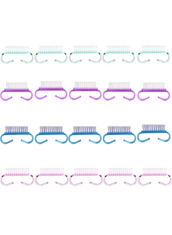 Benbeno 20PCS Handle Grip Nail Brush, Christmas Thanksgiving Gifts for Women Girls - Image 1