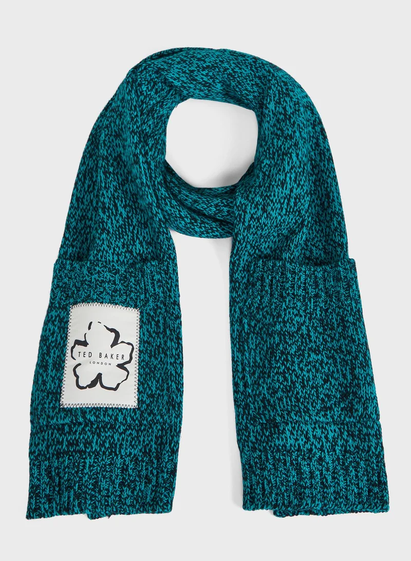 Ted Baker Pocket Detail Knitted Scarf