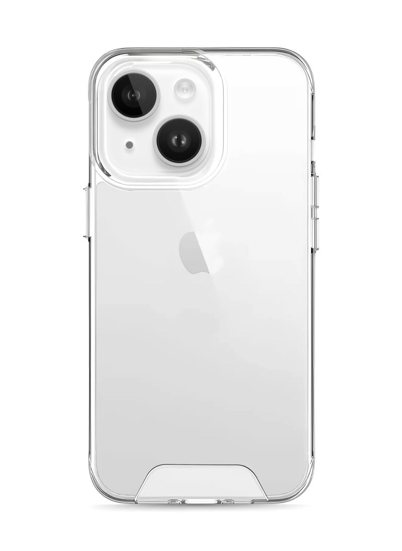 Space - Clear Case for iPhone 13 - Drop Protection, Scratch Resistant, Anti-Yellowing with Dual Layer Protection, Slim and Clear Design - Image 1