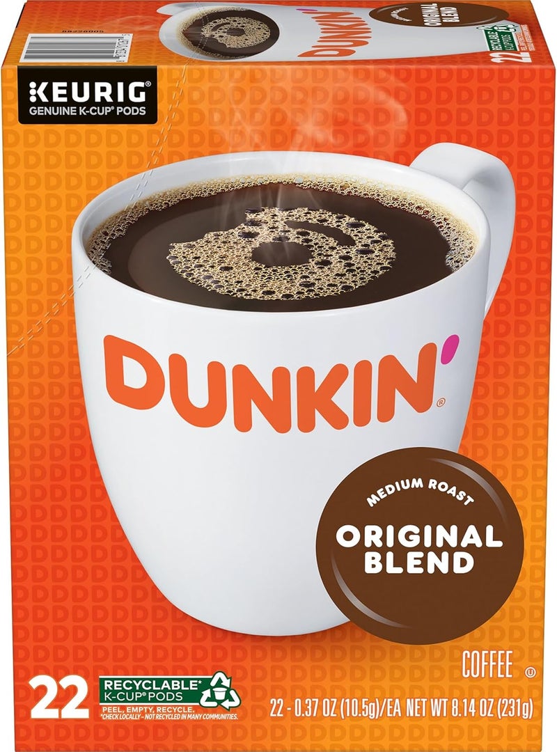 Dunkin' Donuts Original Blend Medium Roast Coffee K-Cup Pods - Image 2