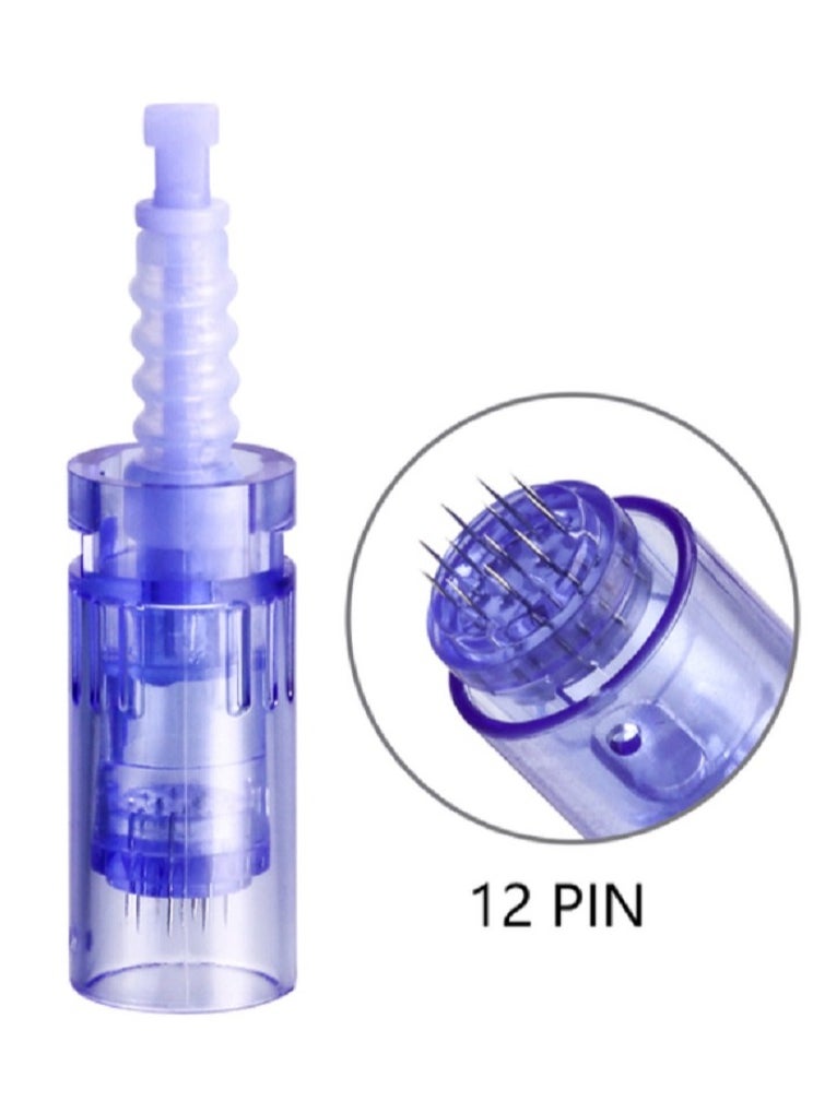 hydra 25pcs 12Pin Needle Cartridges Bayonet Slot for Dr.pen Pen A6  - Image 2