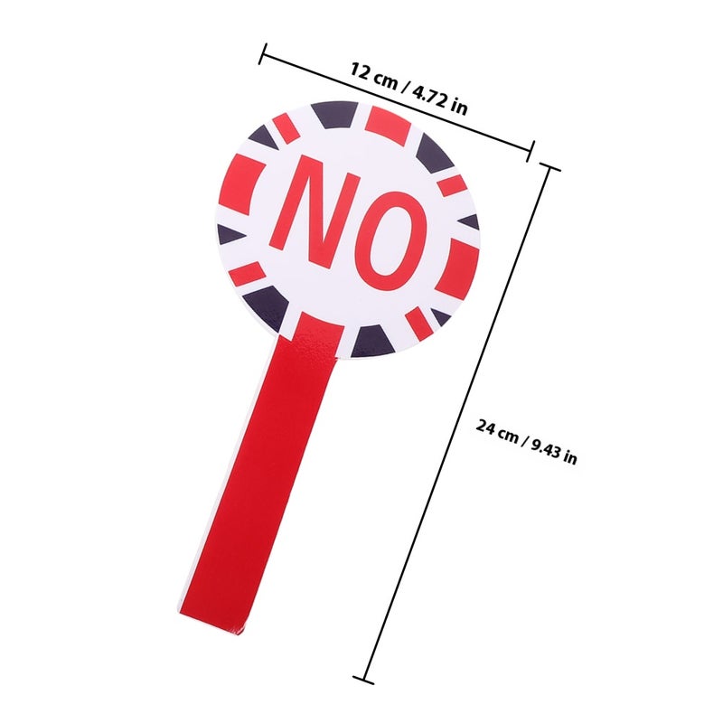 2pcs Portable Yes Reusable No Classroom Voting Board Voting Accessory - Image 2