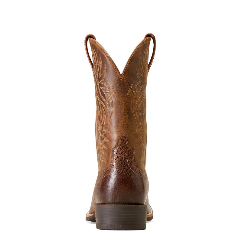Ariat BMVY9 Mens Sport Wide Square Toe Western Boot Fiddle Brown/Powder Brown 10 - Image 4