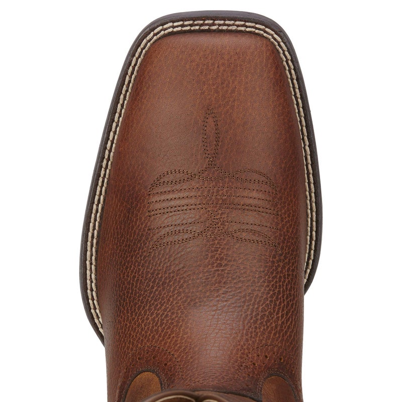 Ariat BMVY9 Mens Sport Wide Square Toe Western Boot Fiddle Brown/Powder Brown 10 - Image 2