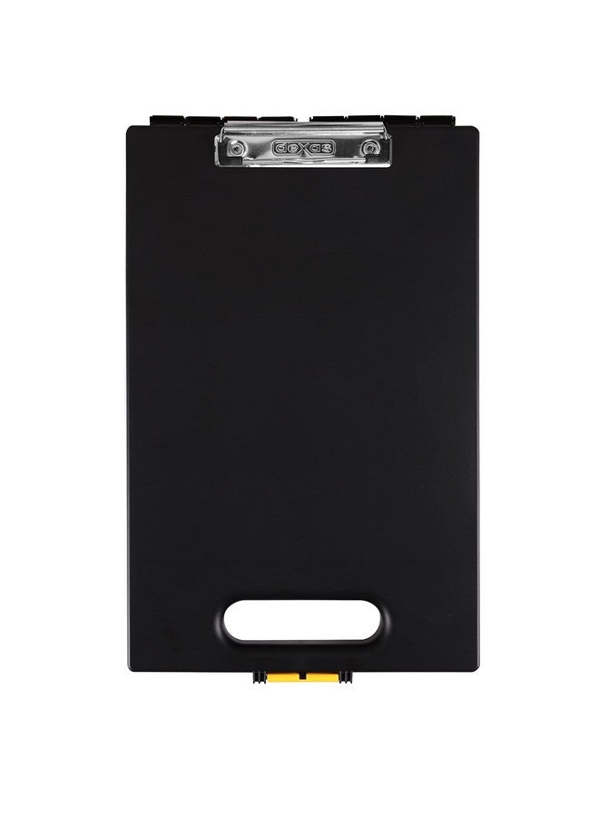 Dexas Clipcase Storage Clipboard with Handle, Black - Image 1