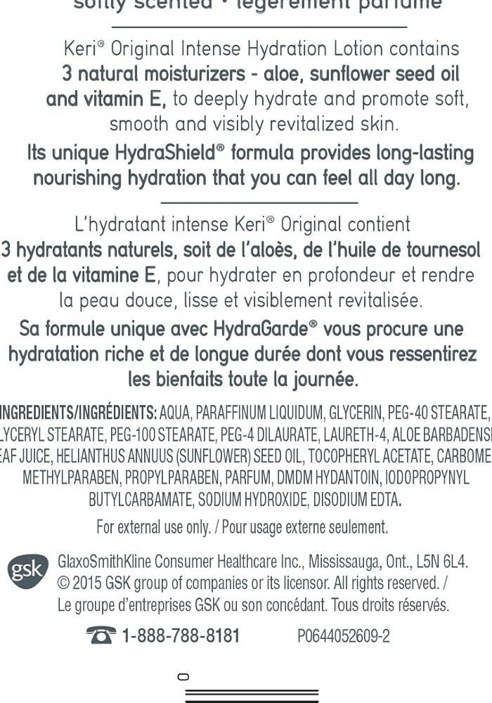 Keri Original Intense Hydration Lotion - Softly Scented, 900 mL - Image 2