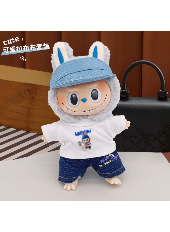 Labubu The Monsters Clothes - Labubu Outfit, Chic Style Set for Labubu Dolls, 17cm Doll Clothes Suitable for Labubu Dolls Accessories  - Image 1