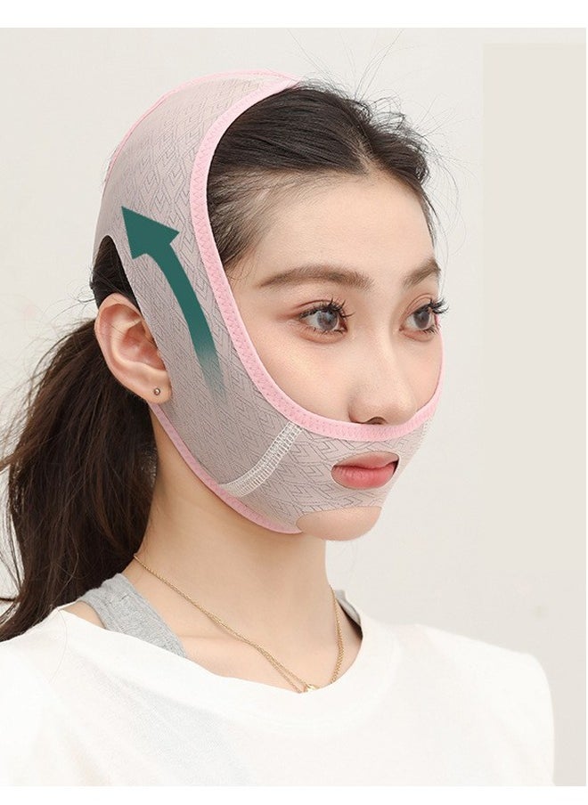 DUNISO - Facial Lifting Slimming Belt, V-Line Chin Cheek Lift Up Band, Chin Up Patch Double Chin Reducer, Anti Wrinkle Lifting Chin Correction Belt Strap for Women Men - Image 1