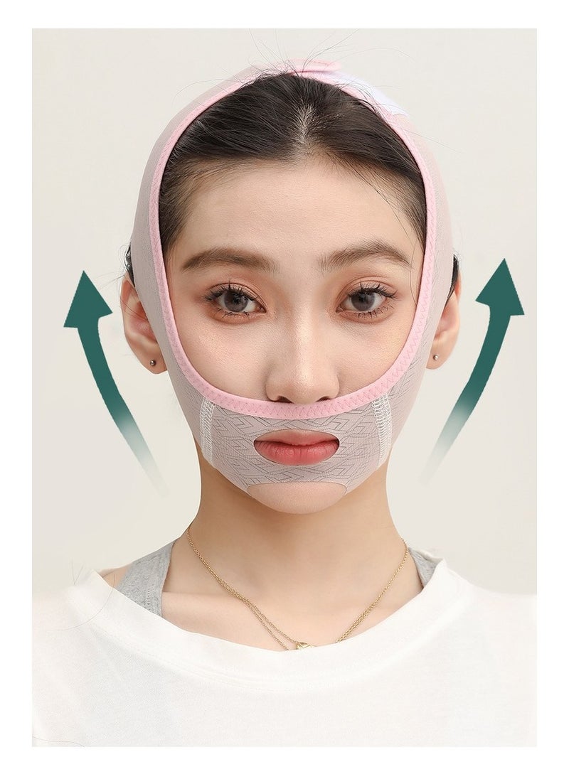 DUNISO - Facial Lifting Slimming Belt, V-Line Chin Cheek Lift Up Band, Chin Up Patch Double Chin Reducer, Anti Wrinkle Lifting Chin Correction Belt Strap for Women Men - Image 1