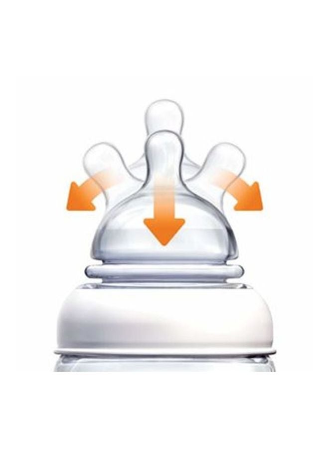 Munchkin Pack Of 2 Latch Bottle Nipple, 6+ Months - Clear - Image 2