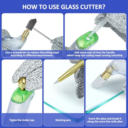 Precizex Stained Glass Kits for Adults Complete Stained Glass Supplies with 100W Soldering Iron Kit and Glass Cutter Tool Kit Perfect Stained Glass Starter Kit for Beginners and Experienced Crafters - Image 5