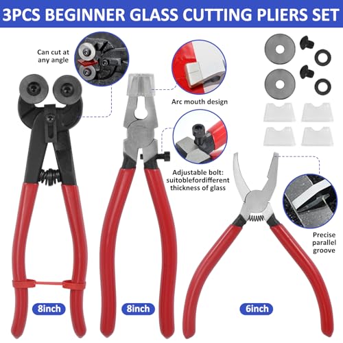 Precizex Stained Glass Kits for Adults Complete Stained Glass Supplies with 100W Soldering Iron Kit and Glass Cutter Tool Kit Perfect Stained Glass Starter Kit for Beginners and Experienced Crafters - Image 3