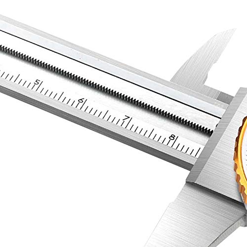 LYFJXX LYFJXX Dial Calipers 15 cm, 0.02 mm Accuracy Stainless Steel Vernier Caliper Imperial Caliper Shockproof Metric Measuring Tool  - Image 3