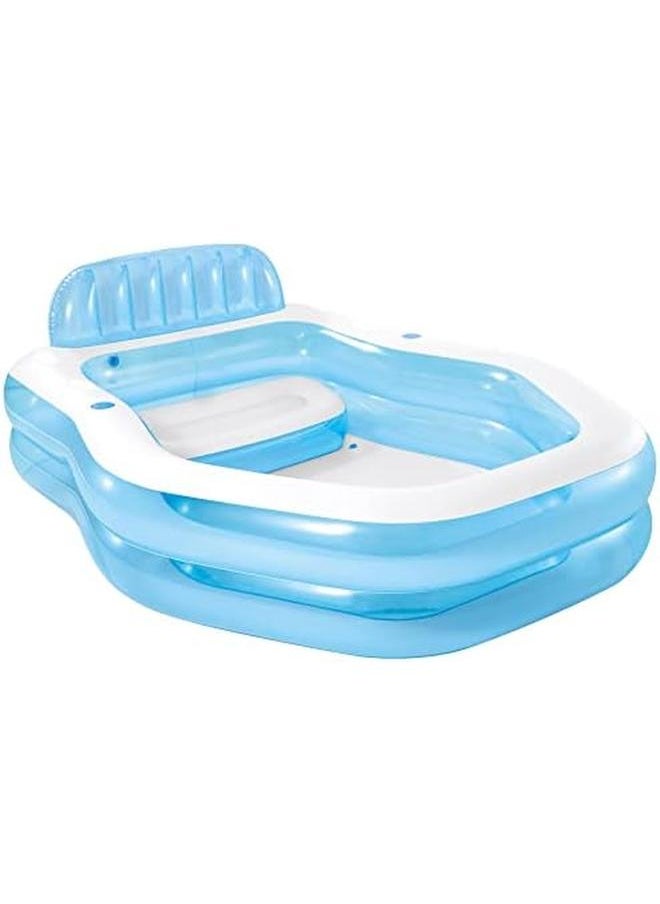 Swim Center Sun Shade Family Swimming Pool 229 Cm X 191 Cm X 135 Cm Size