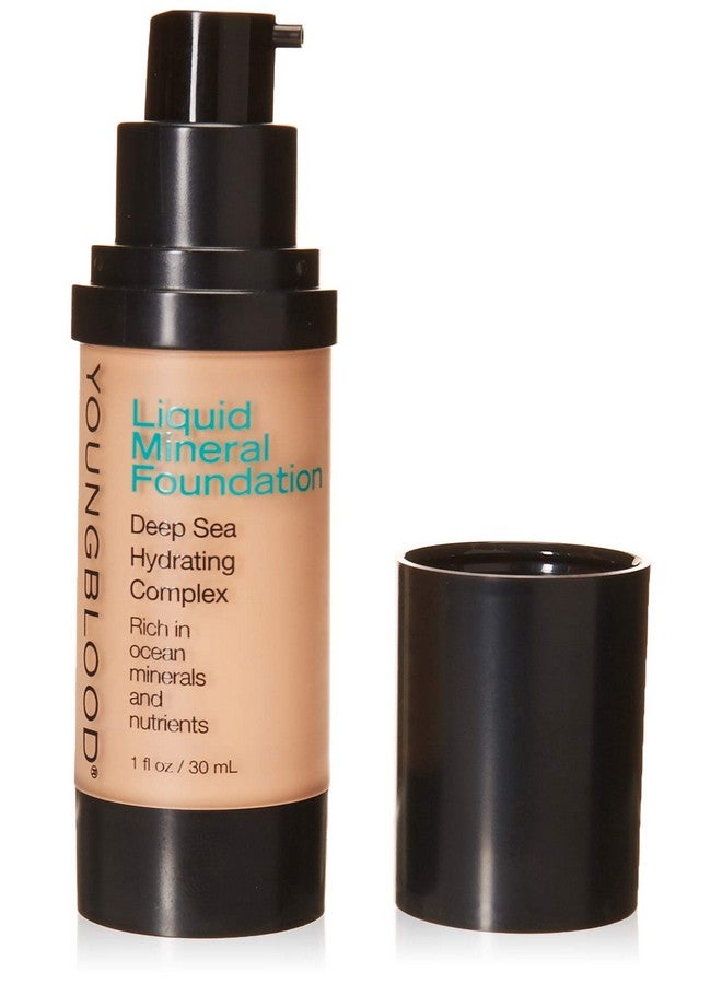 Youngblood Liquid Mineral Foundation, Pebble, 17 Shades, Vegan, Cruelty Free, Glutenfree - Image 1