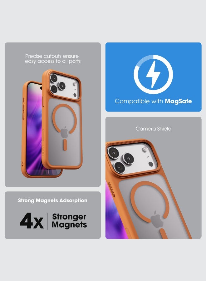 blupebble Hybrid Matte MagSafe Compatible Case for iPhone 17 Pro Max – Shockproof Slim Protective Cover - Image 2