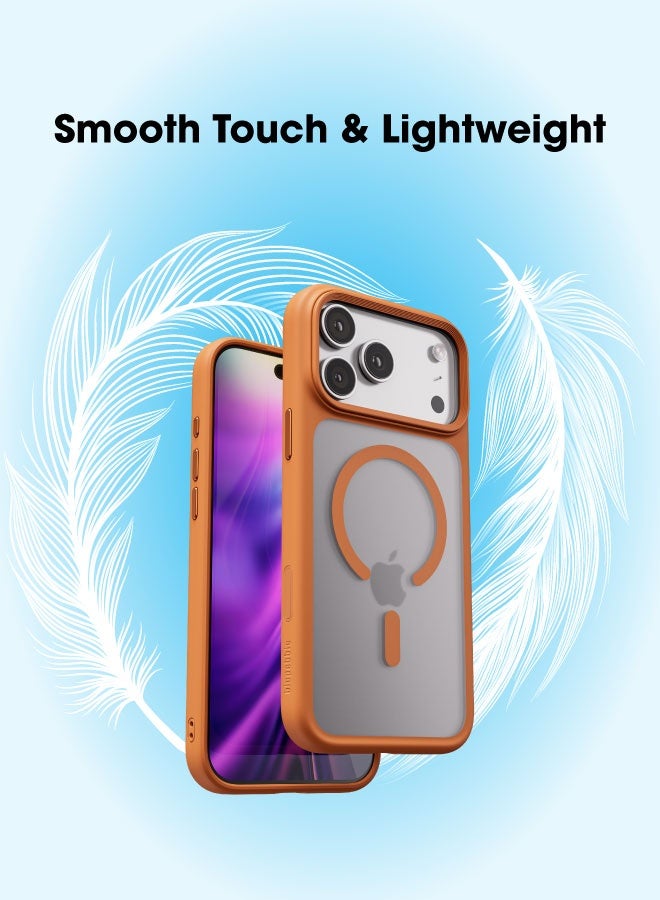 blupebble Hybrid Matte MagSafe Compatible Case for iPhone 17 Pro Max – Shockproof Slim Protective Cover - Image 4