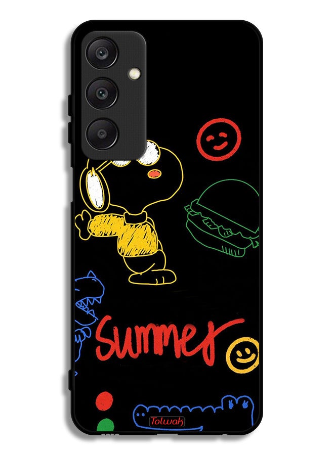 Tolwak Samsung Galaxy A25 5G Protective Case Cover Summer Sticker - Image 1