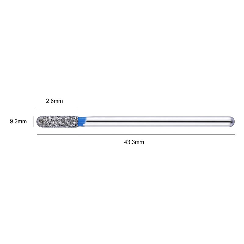 NMKL38 Electric Cuticle Clean Bit 3/32'' Carbide Drill Pointed Burr Nail Art File for Milling Machine Manicure Pedicure Cutter Tool (2.5x10) - Image 4