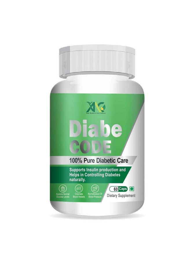 ANC - Anc Diabecode 750Mg (60 Capsules) Support Endocrine Health & Diabetes Control Insulin Resistance | Supports Healthy Energy | Normalize Blood Sugar (Diabecode) - Image 1