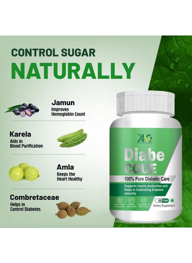 ANC - Anc Diabecode 750Mg (60 Capsules) Support Endocrine Health & Diabetes Control Insulin Resistance | Supports Healthy Energy | Normalize Blood Sugar (Diabecode) - Image 1