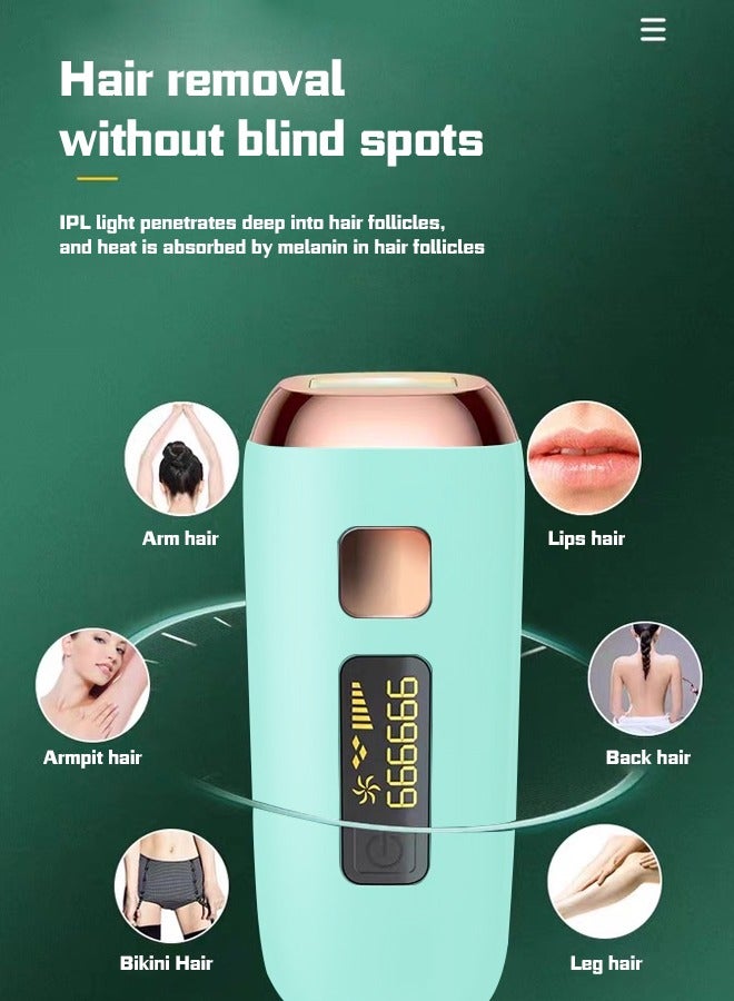 Freezing point painless hair removal instrument, more in-depth, more effective, more uniform removal of melanin, painless care of the skin, delay growth, hair removal without dead ends five-step hair removal - Image 5