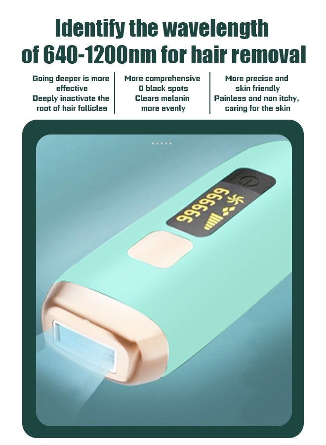 Freezing point painless hair removal instrument, more in-depth, more effective, more uniform removal of melanin, painless care of the skin, delay growth, hair removal without dead ends five-step hair removal - Image 2