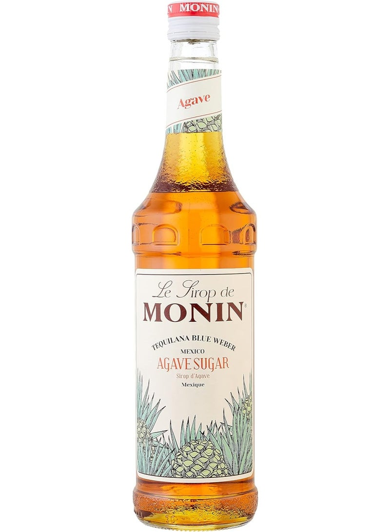 Monin Premium Agave Sugar Flavored Syrup for Coffee and Beverages - 700ml - Image 1