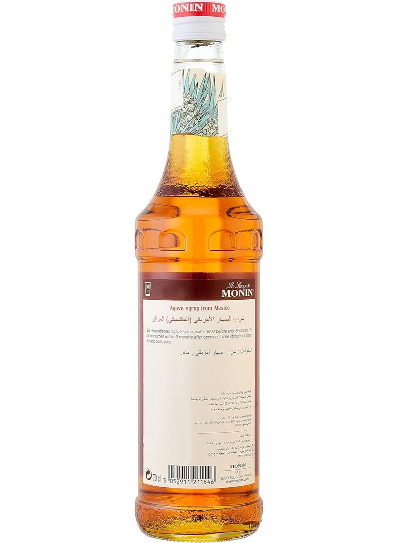 Monin Premium Agave Sugar Flavored Syrup for Coffee and Beverages - 700ml - Image 2