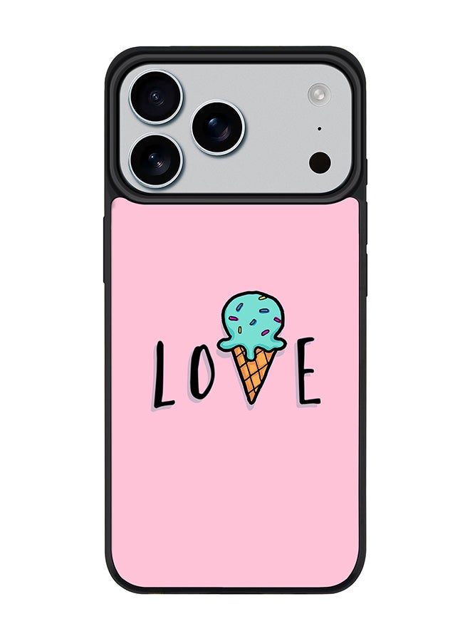 Stylizedd iPhone 17 Pro Max Case, [Compatible with MagSafe] Slim Magnetic cover Phone Case iPhone 17 Pro Max -LoveIcecream Cone - Image 1