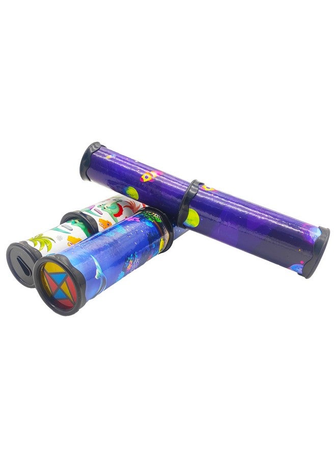 VGRASSP Classic Telescopic Kaleidoscope Toy for Kids - Magical Rotation for Viewing Colorful and Beautiful Patterns - Birthday Return Gift - Color and Design As Per Stock (Pack of 3) - Image 1