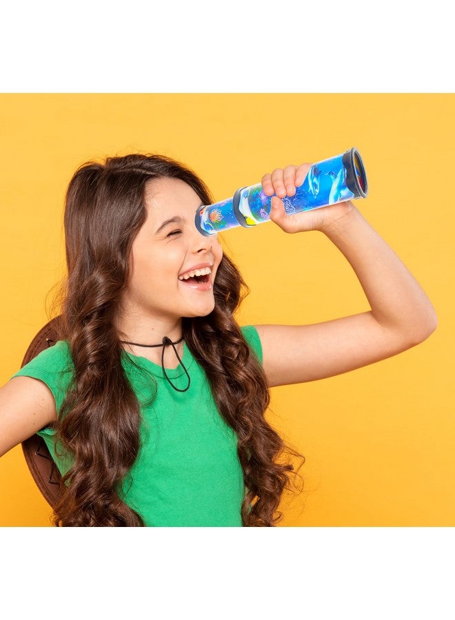 VGRASSP Classic Telescopic Kaleidoscope Toy for Kids - Magical Rotation for Viewing Colorful and Beautiful Patterns - Birthday Return Gift - Color and Design As Per Stock (Pack of 3) - Image 2