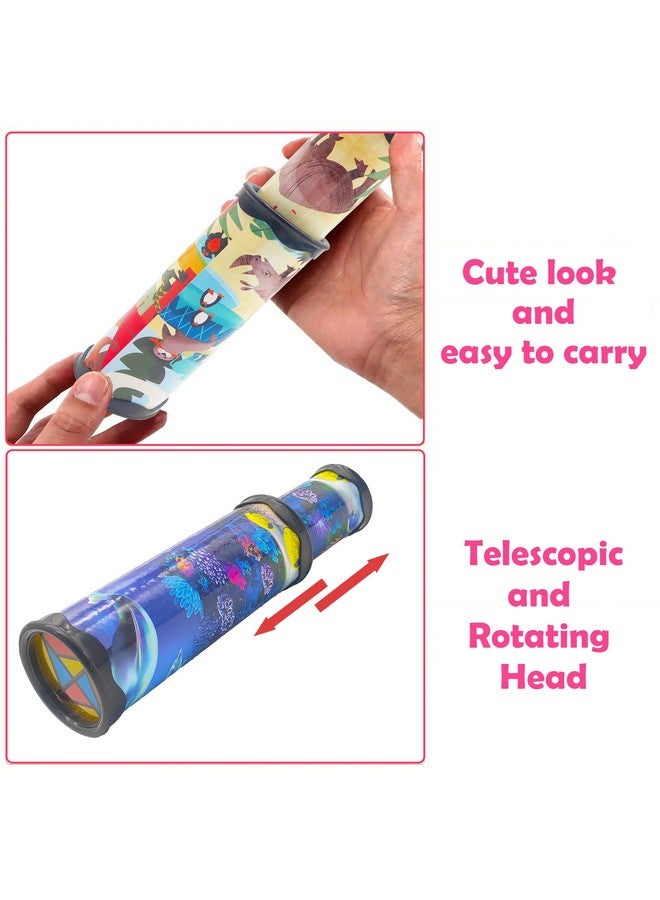VGRASSP Classic Telescopic Kaleidoscope Toy for Kids - Magical Rotation for Viewing Colorful and Beautiful Patterns - Birthday Return Gift - Color and Design As Per Stock (Pack of 3) - Image 4