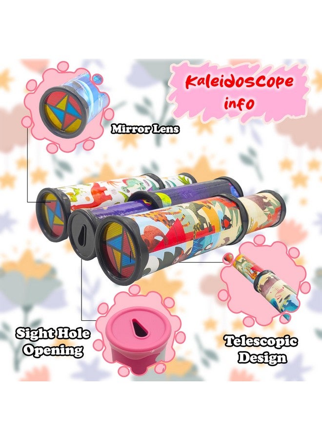 VGRASSP Classic Telescopic Kaleidoscope Toy for Kids - Magical Rotation for Viewing Colorful and Beautiful Patterns - Birthday Return Gift - Color and Design As Per Stock (Pack of 3) - Image 5