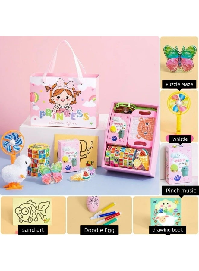 وضع قطع هدية للأطفال عيد الميلاد تقاسم هدية للأطفال الأميرة -الفتاة - Image 1