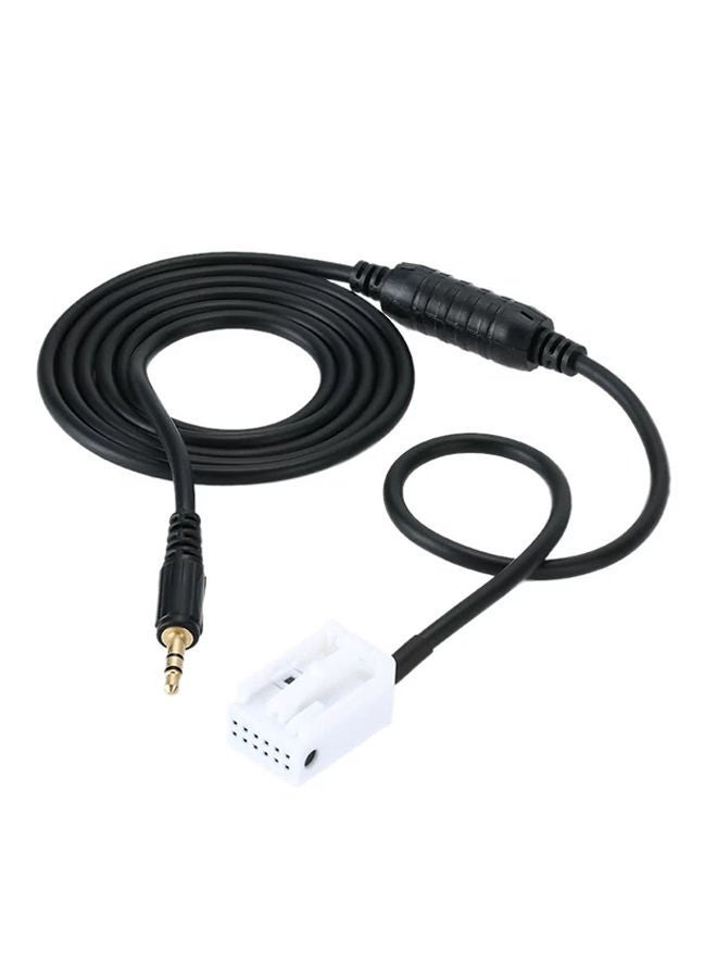 NIBEMINENT AUX Cable For BMW Cars Black/White - Image 1