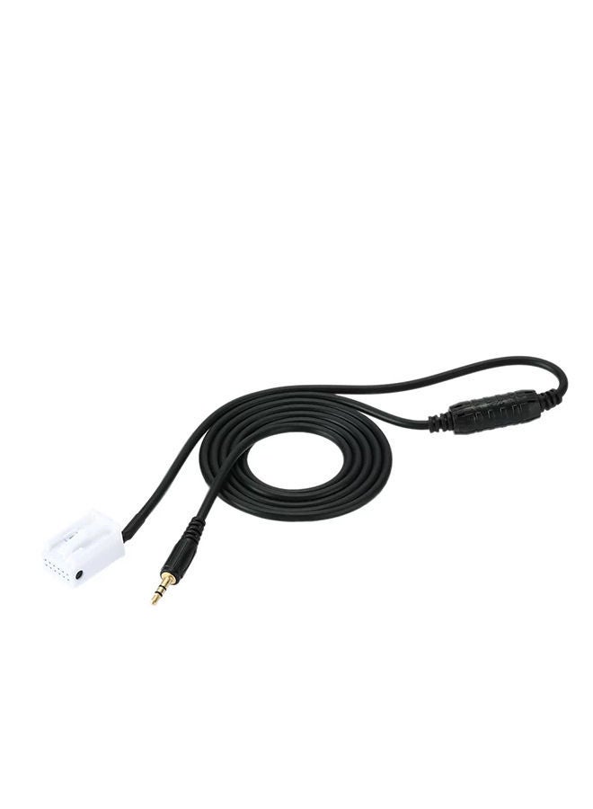NIBEMINENT AUX Cable For BMW Cars Black/White - Image 5