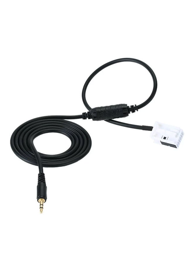 NIBEMINENT AUX Cable For BMW Cars Black/White - Image 2
