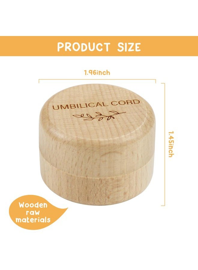 Thootyriaf Wooden Baby Fetal Hair/Umbilical Cord Memorial Box - Carved Memorial Box for Newborn Christening Baby Gift - Image 2