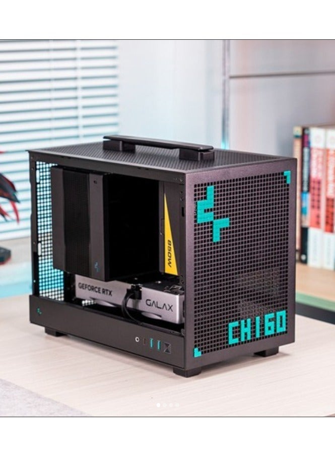 DEEPCOOL PORTABLE MINI BUDGET GAMING OR WORKSTATION ITX DESKTOP PC BLACK: AMD Ryzen 7 | RX 570 OC 8GB GRAPHICS| 16GB RAM | 1TB SSD NMVE/SATA | Windows 10 | WIFI BT READY RGB - Image 2