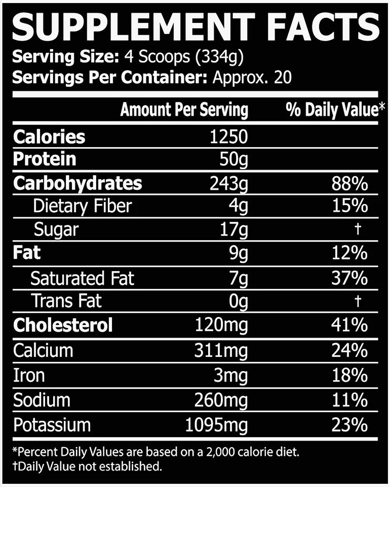 كور تشامبس Core Champs MASS مُحسّن كتلة عضلية عالي السعرات الحرارية 15 رطلاً (فراولة) - Image 2