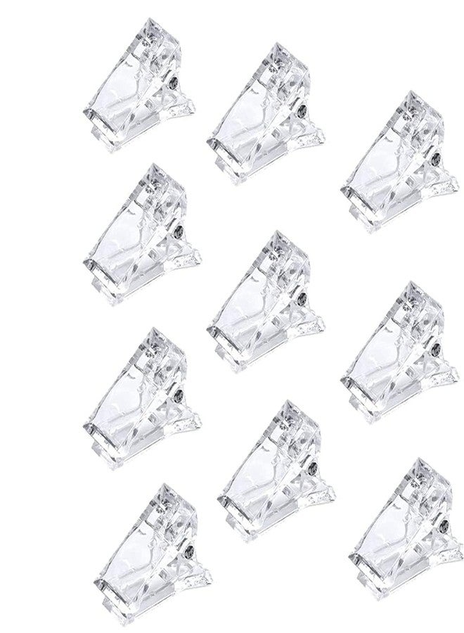 Ruby Face Rubyface Nail Clips for Polygel, Nail Extension Gel Quick Building Nail's Tips Clip for Nail Kit False Nail Tips and Dual Forms Manicure Nail's Art Tools (10 PCS) - Image 1