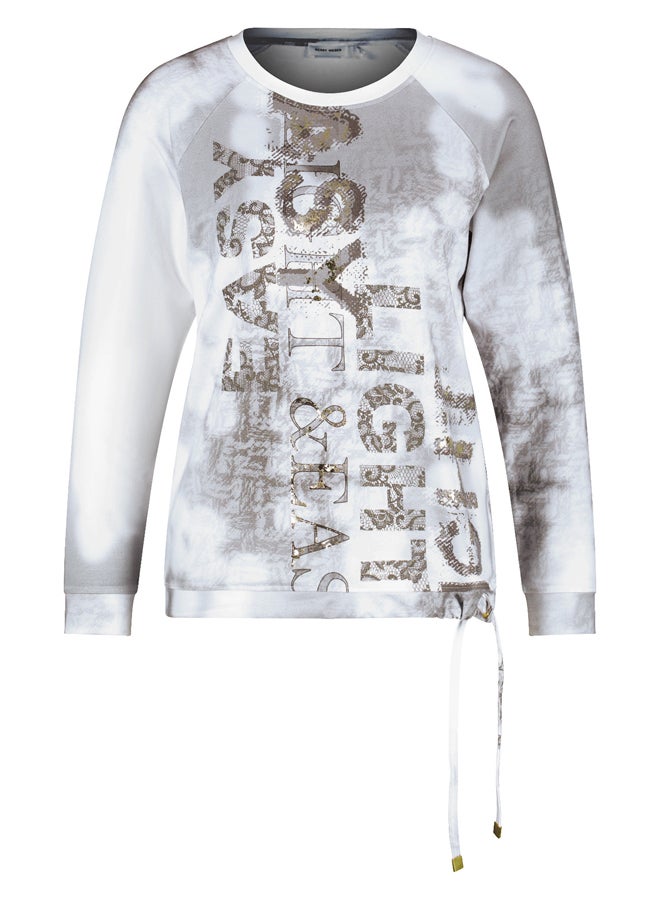 GERRY WEBER Letters Printed Long Sleeve T-Shirt  - Image 2