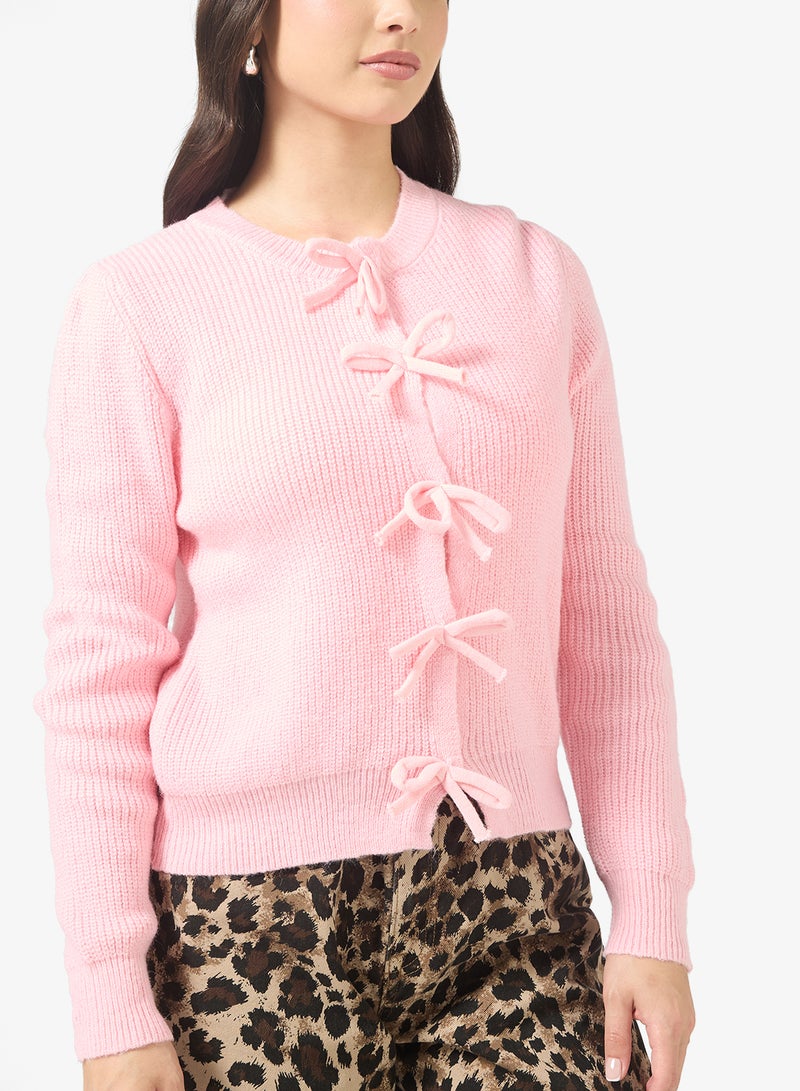 جينجر كارديجان محبوك بتفاصيل فيونكة - Image 3